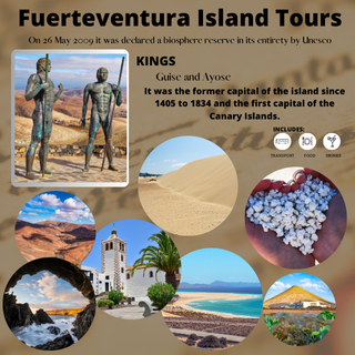 GRAN TOUR FUERTEVENTURA Tour sobre Fuerteventura, destacando historia, paisajes y lugares emblemáticos de la isla.